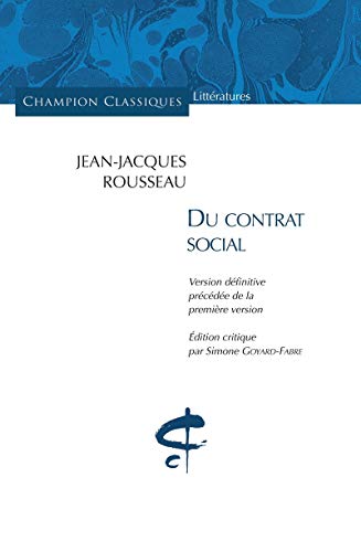 Stock image for Du contrat social for sale by Chapitre.com : livres et presse ancienne
