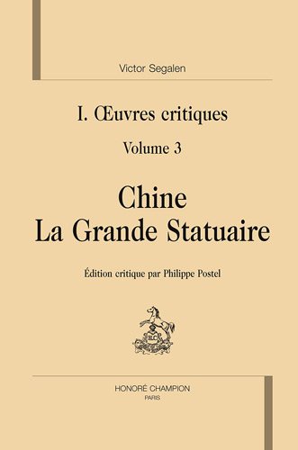 Chine, la grande statuaire (9782745321336) by Segalen, Victor