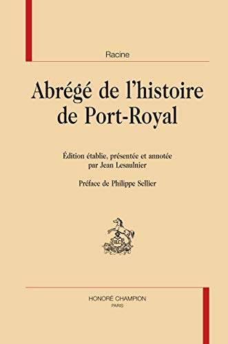 9782745323828: Abrege de l'Histoire de Port-Royal