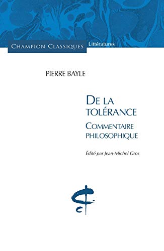 9782745328717: De la tolrance. Commentaire philosophique