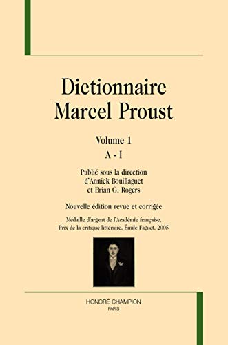 Beispielbild fr Dictionnaire de Marcel Proust - 2 volumes (DR 10) zum Verkauf von Gallix