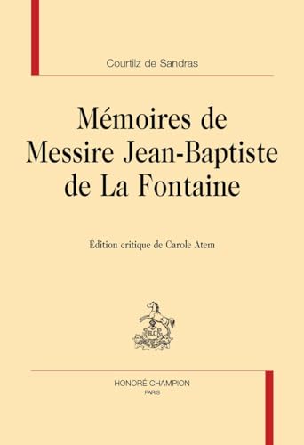 9782745359728: Mmoires de Messire Jean-Baptiste de La Fontaine