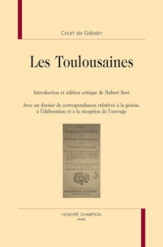 Beispielbild fr Les Toulousaines zum Verkauf von Gallix