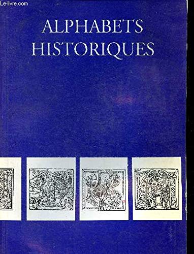 Stock image for Alphabets Historiques for sale by Better World Books