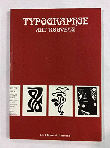 Imagen de archivo de Typographie Art Nouveau a la venta por HPB-Ruby
