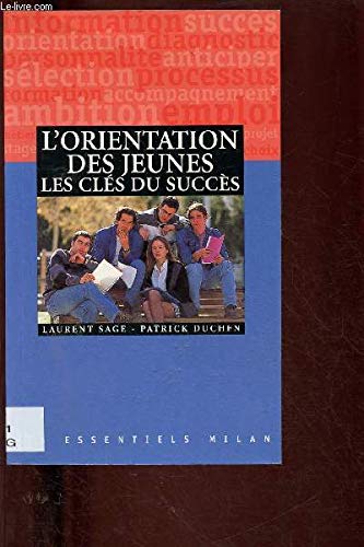 9782745901613: L'orientation des jeunes