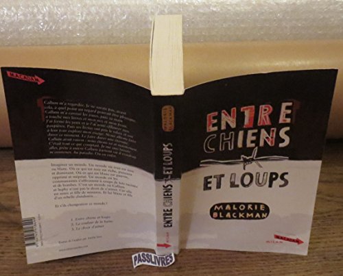 Stock image for Entre chiens et loups (French Edition) for sale by Better World Books