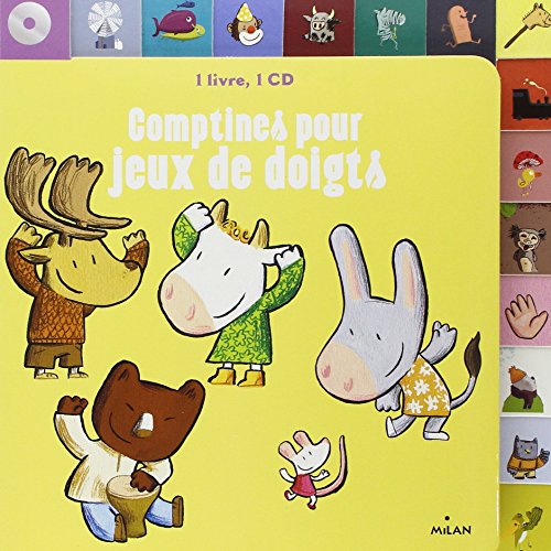 Beispielbild fr Comptines pour jeux de doigts + CD (Rondes et comptines) zum Verkauf von ThriftBooks-Atlanta