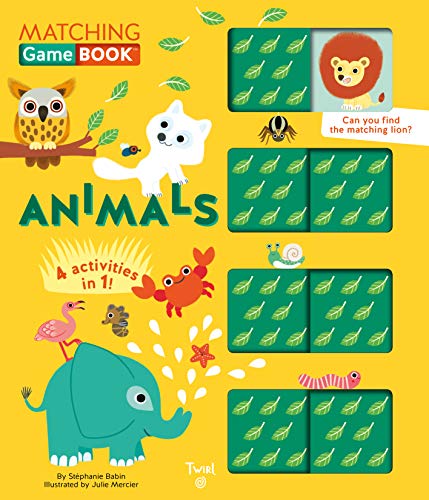 Beispielbild fr Animals Matching Game Book : 4 Activities In 1! zum Verkauf von Better World Books