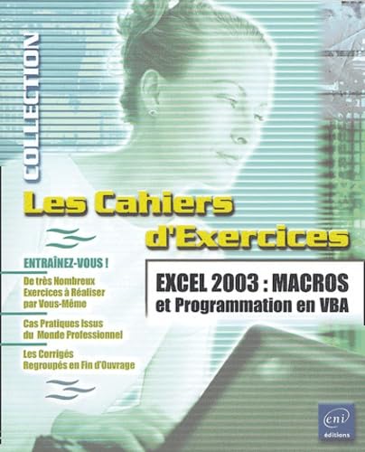 Immagine dell'editore per Excel 2003 : Macros et programmation en VBA venduto da medimops