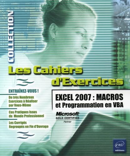 9782746036246: Excel 2007 - Macros et programmation en VBA
