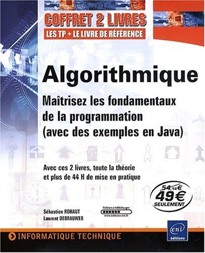 9782746051881: Algorithmique: Pack 2 volumes