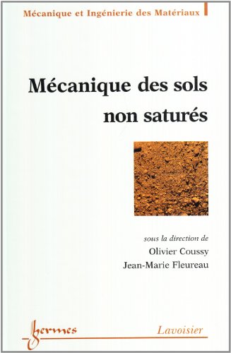 Beispielbild fr MECANIQUE DES SOLS NON SATURES zum Verkauf von Ammareal