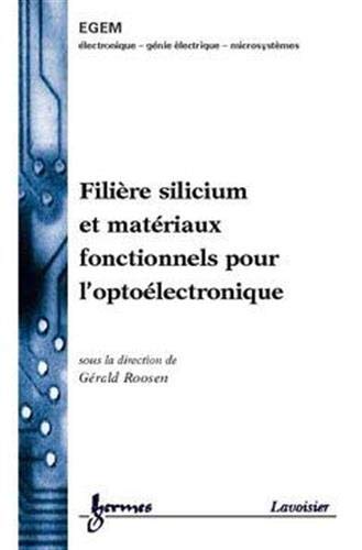 Stock image for Filre silicium et matriaux fonctionnels pour l'optolectronique for sale by Ammareal