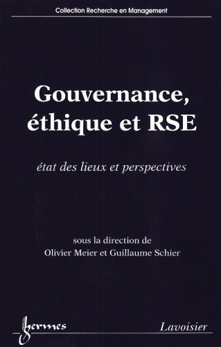 Stock image for Gouvernance, thique et RSE: Etat des lieux et perspectives for sale by Ammareal