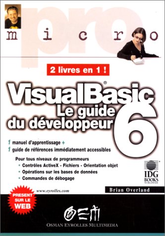 Beispielbild fr Visual Basic 6 - guide du dveloppeur pro micro zum Verkauf von Ammareal