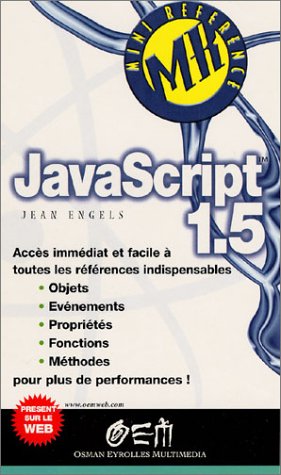 Javascript 1,5 (9782746403031) by Engels