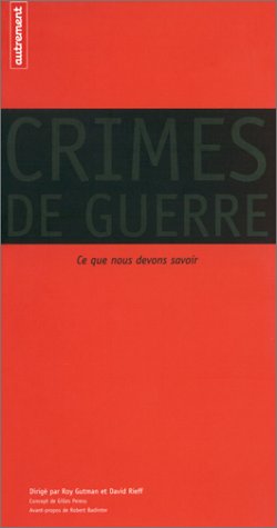 Stock image for CRIMES DE GUERRE for sale by WorldofBooks