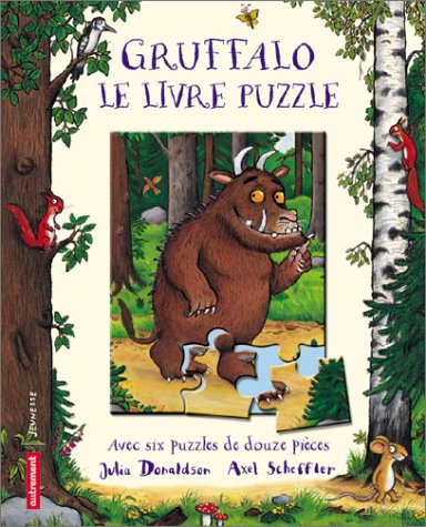 The Gruffalo DOUBLE SIGNED FRENCH JIGSAW BOOK FIRST EDITION