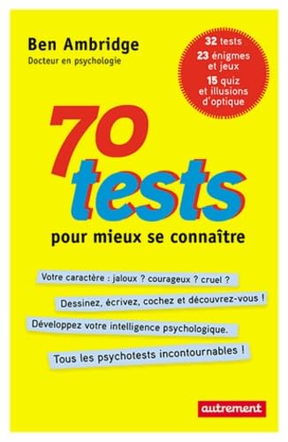 Beispielbild fr 70 tests pour mieux se connaitre zum Verkauf von Gallix