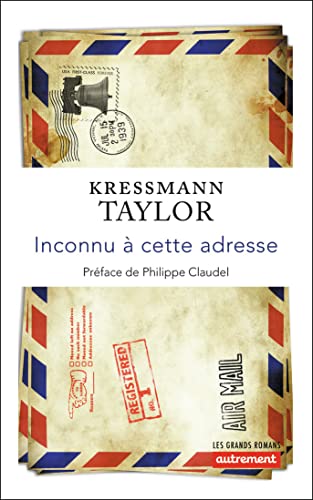 Stock image for Inconnu  cette adresse for sale by WorldofBooks