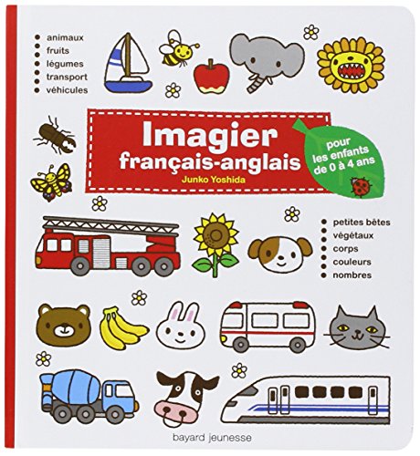 Imagen de archivo de Imagier français-anglais (rouge): pour les enfants de 0  4 ans (Albums d couvertes) (French Edition) a la venta por HPB Inc.