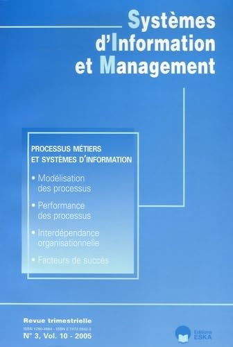 9782747209427: SYSTEMES D'INFORMATION ET MANAG.N 3-2005