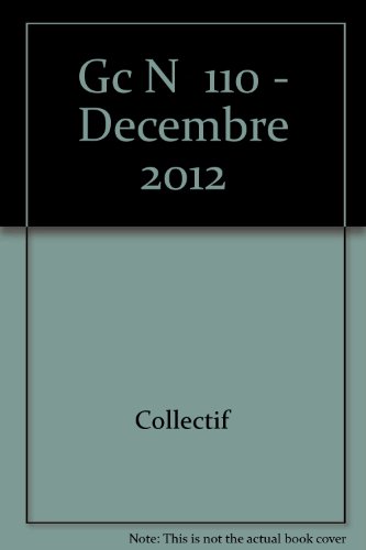 9782747220224: Gc n 110 - decembre 2012