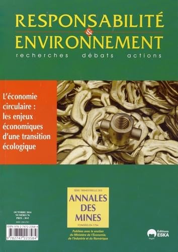 9782747223584: RESPONSABILITE ET ENVIRONNEMENT N 76 OCT 14 L EDITEUR CIRCULAIRE LES ENJEU