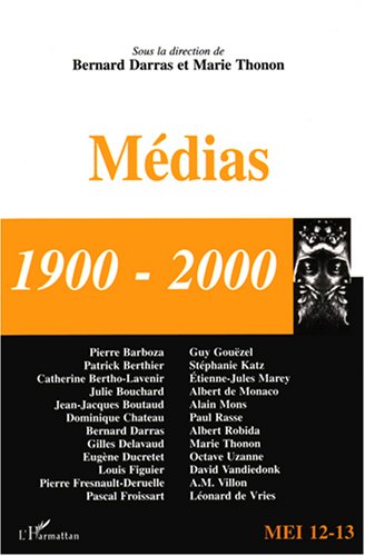 Imagen de archivo de Mdias 1900-2000 (MEI no.12-13) a la venta por Ammareal