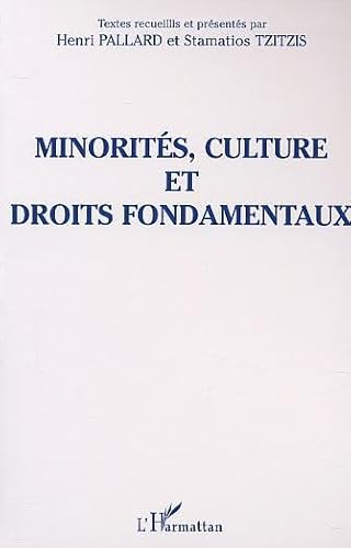 Imagen de archivo de Minorits, culture et droits fondamentaux a la venta por Ammareal
