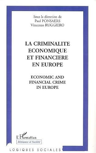 9782747534468: La criminalit conomique et financire en Europe