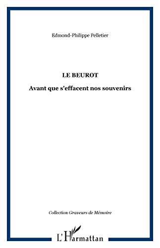 Stock image for BEUROT AVANT QUE S'EFFACENT NOS SOUVENIRS for sale by LiLi - La Libert des Livres