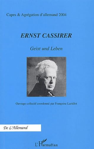 Stock image for Ernst Cassirer: Geist und Leben for sale by Gallix