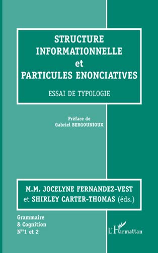 Beispielbild fr Structure informationnelle et particules nonciatives zum Verkauf von Ammareal