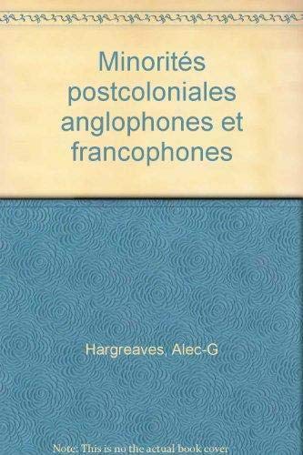 Beispielbild fr Minorits postcoloniales anglophones et francophones zum Verkauf von Chapitre.com : livres et presse ancienne