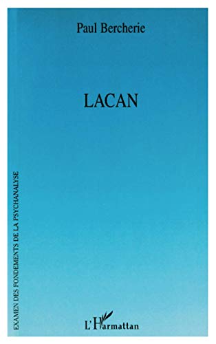 Stock image for Lacan (French Edition) for sale by GF Books, Inc.