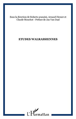 Beispielbild fr tudes walrassiennes zum Verkauf von Chapitre.com : livres et presse ancienne