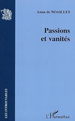 Stock image for Passions et Vanits for sale by Ammareal