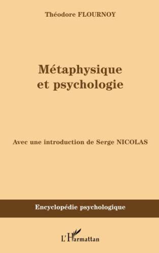 Stock image for Mtaphysique et psychologie (French Edition) for sale by Gallix