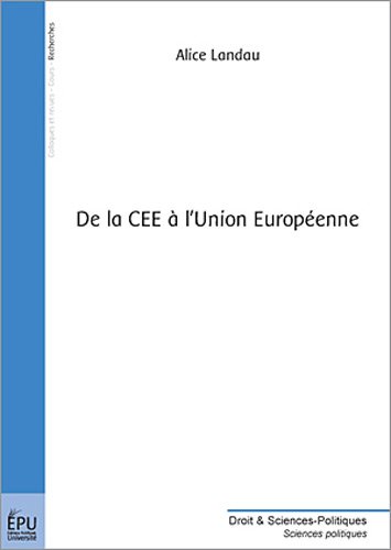 Beispielbild fr De la CEE  l'Union Europenne zum Verkauf von medimops