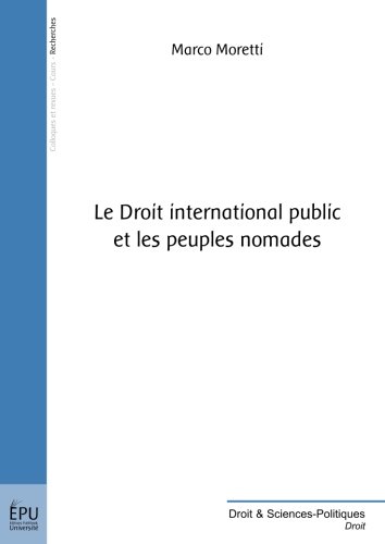 9782748334111: Le droit international public et les peuples nomades