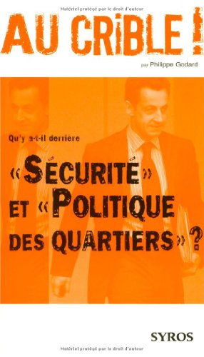 Beispielbild fr Qu'y a-t-il derrire: Scurit et Politique des quartiers ? zum Verkauf von Ammareal