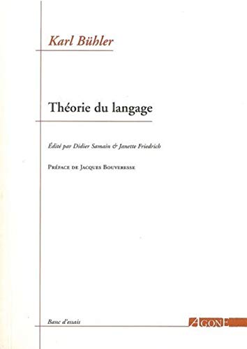 ThÃ©orie du langage: La Fonction Representationnelle (9782748900866) by Buhler, Karl