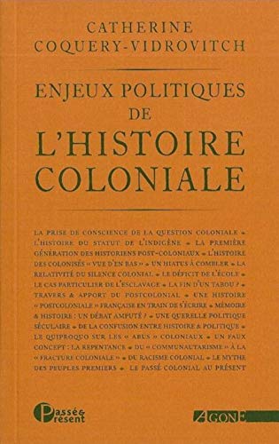 Beispielbild fr Enjeux politiques de l?histoire coloniale zum Verkauf von Gallix