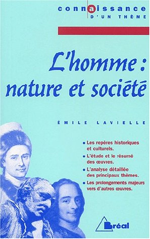 Beispielbild fr L'homme : nature et socit zum Verkauf von medimops
