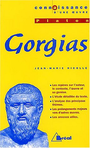 Stock image for Gorgias de Platon for sale by Ammareal