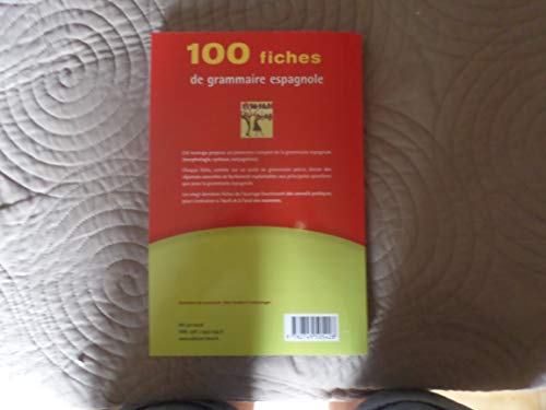 Beispielbild fr 100 fiches de grammaire espagnole zum Verkauf von medimops