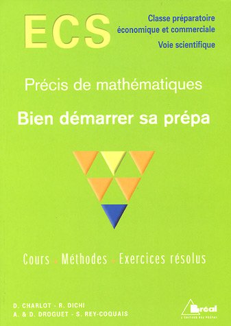 Beispielbild fr Prcis de mathmatiques ECS zum Verkauf von Ammareal