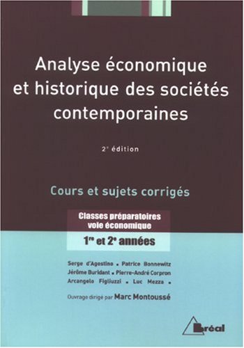 Imagen de archivo de Analyse conomique et historique des socits contemporaines a la venta por Ammareal